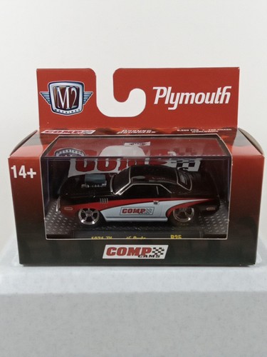 M2 Machines 2023 1971 Plymouth Cuda Comp Cams Ground Pounders 1:64 R25 23-07 K46 - Bild 1 von 3
