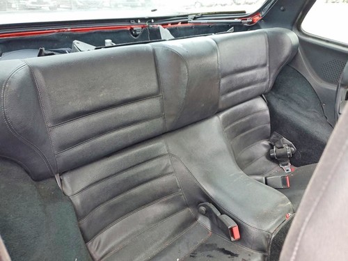 87-91 Porsche 944 Turbo Black Driver Left Front Leather Seat *HAS ISSUES - Picture 22 of 24