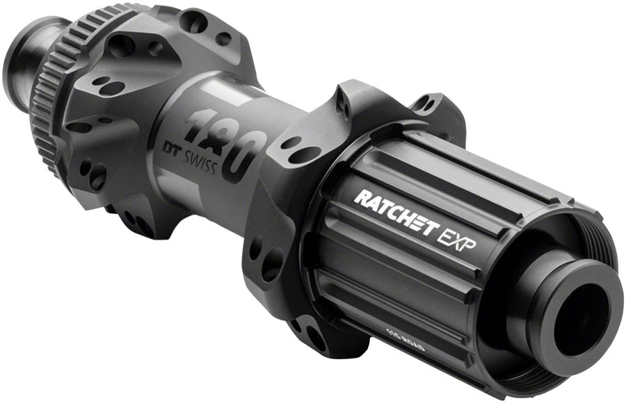 Задняя ступица DT Swiss 180 EXP 12x142 мм с центральным замком HG 11-ступенчатая жесткая из карбона - 138490₽