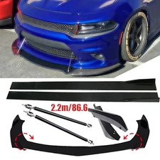 Front Bumper Lip Spoiler Splitter Car Body Rear For Dodge Challenger SRT SXT