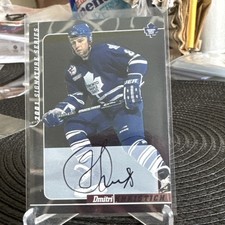 2000-01 In The Game Be a Player Signature Series Dmitri Khristich Auto #31