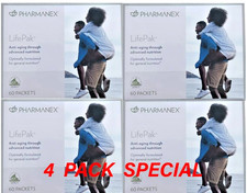 4 PACK Nu Skin Pharmanex Lifepak Anti Aging  Authentic-New-Sealed  12/2026
