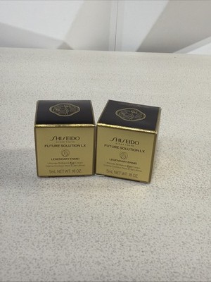 SHISEIDO FUTURE SOLUTION LX Ultimate Brilliance Eye Cream 5ml SET OF 2 NEW 