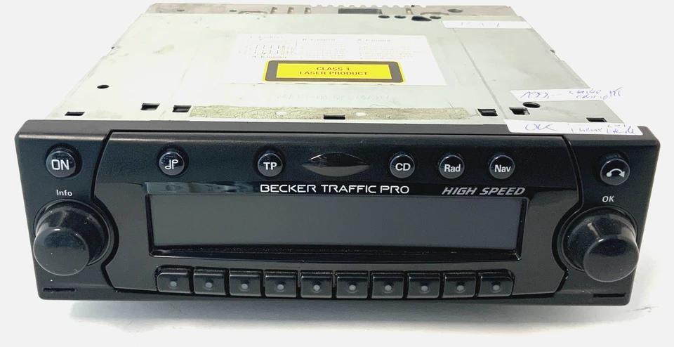 Original Becker Traffic Pro High Speed BE 7820 Autoradio CD car radio gebraucht - Bild 2 von 4