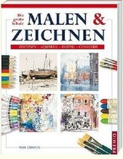 Malen  Zeichnen: Die große Schule: Zeichnen - Aqua... | Buch | Zustand sehr gut