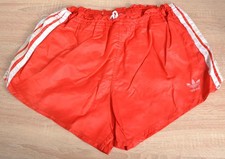 ADIDAS VINTAGE 1980'S RED SHORTS SIZE S ADULT VENTEX