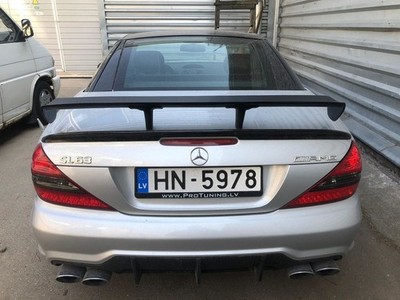 DTM Style Rear Trunk Spoiler Wing/ Trim/ Cover For Mercedes SL R230