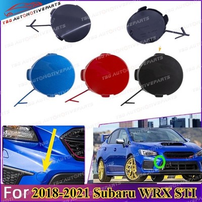   Painted Front Bumper Cover Tow Eye Hole Cover for Subaru WRX STI 2018-2021