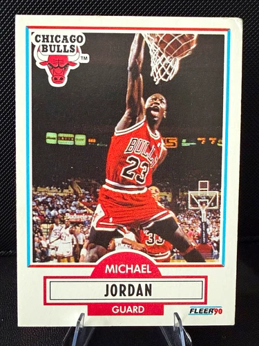 Fleer 1990 Michael Jordan Base Set #26 - Chicago Bulls (1989-90)