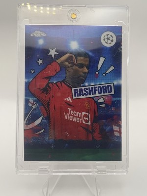 2023-24 Topps Chrome UEFA #TF-2 Marcus Rashford Tifo SP