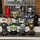 Complete Set of 12 Star Wars The Mandalorian Series 2 Funko Mystery Minis 1/72