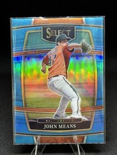 2022 Panini Select - Concourse John Means #89 Light Blue Prizm /149