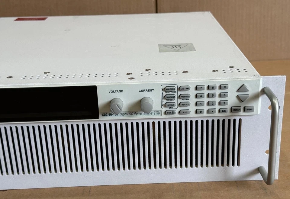 Xantrex XDC60-100 6 kW DC Power Supply 60 V/100 A w/GPIB & CANbus Option - Image 3 of 4