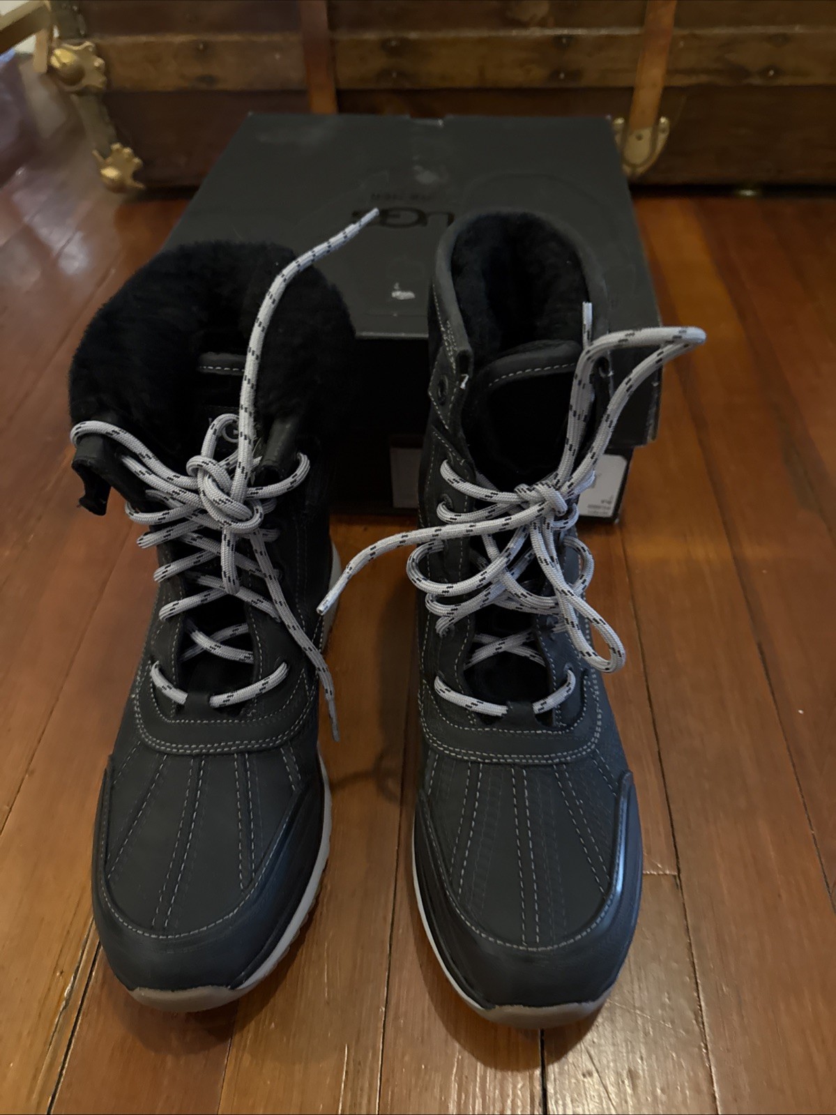 S Eliasson Waterproof Black Boots - Size 7 W/box