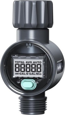 Water Flow Meter ±5% Accuracy Measure Consumption & Flow Rate up to 9999.9