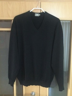 MÄRZ MÜNCHEN Pullover Merinowolle Schwarz Gr. 54 /  L-XL Neuw. 