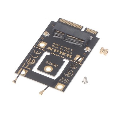 M.2 NGFF zu Mini PCI-E (PCIe + USB) Adapter für M.2 Wifi Bluetooth Wireless Wlan