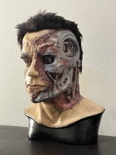 1:1 Life Size Painted Terminator T-3 Endoskeleton Arnold Resin Bust Lightup T800