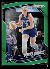 2025 Panini Prizm WNBA #109 Dorka Juhasz Green Prizms