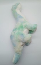 FAO Schwarz Dinosaur Plush Light Up Cheeks Roars Greens And Blues