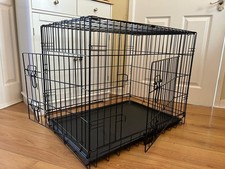 Metal Dog Crate 2 Doors Medium Unused