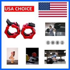Barbell Clamps 2 inch, Heavy Duty Exercise Collars 2" Quick Release Pair of L...