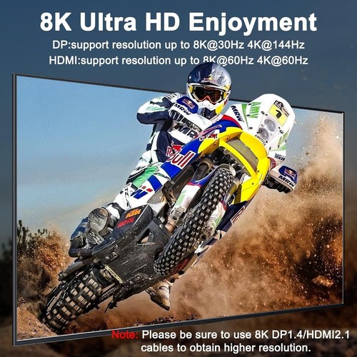 Interrupteur KVM Triple Moniteur Ultra Rapide avec USB 3.0 et Télécommande Filaire - Photo 7/11