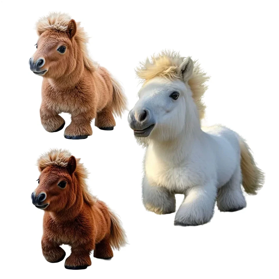 My Realistic Robot Horse, camina, ladra y mueve su cola, peluche Life Like Horse Foto 2 de 4