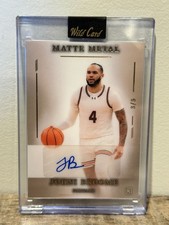 Wild card Matte Metal Johni Broome Rookie Autograph Serial 3/5 2026 Basketball