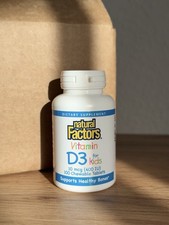 Vitamin D3 für Kinder – Natural Factors (100 Kautabletten)