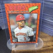 2026 Topps Heritage Orange 77 Parallel #151 KeBryan Hayes 56/77