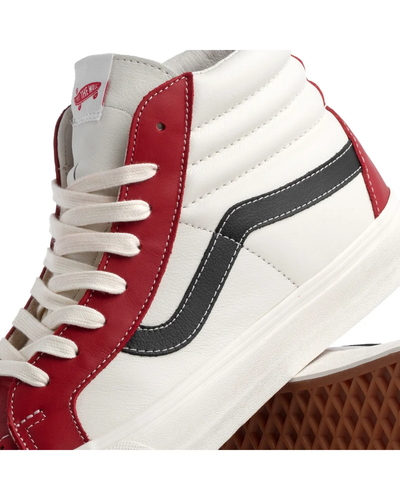 VANS VAULT SK8-HI REISSUE VLT VN0A4BVHXHT Leather CHILI PEPPER MARSHMALLOW Sz 10 - Picture 18 of 18