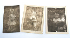 Fun Smoke Effect Magical Photographs Portrait Kids Cabinet Card Creative 3 Lot