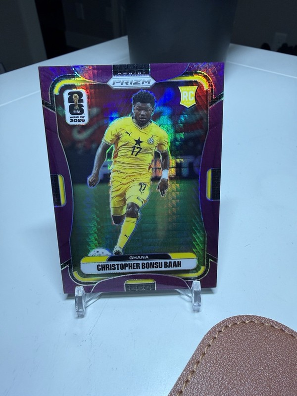 2026 Panini Prizm Christopher Bonsu Baah Purple Hyper Prizm 69/299