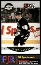 Steve Kasper 1990-91 Pro Set #120a Los Angeles Kings