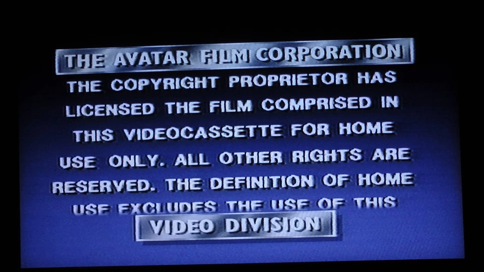 Demons VHS Video Tape Ex Rental Big Box Cert Avatar - Image 3 of 4