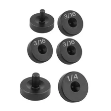 6PCS Brake Line Flaring Tool Kit Adapter,Steel 3/16 & 1/4" Brake Flaring Tool 