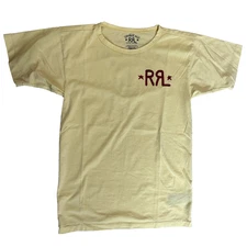 Men's Ralph Lauren RRL Yellow Double RL Eagle Graphic T-Shirt New