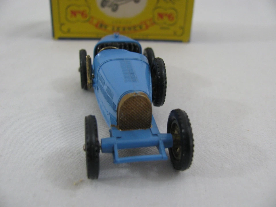 Lesney Matchbox Y-6 Models of Yesteryear Blue Supercharged Bugatti Type 35 New! - Image 3 of 4