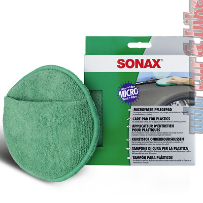 Sonax Microfaserpflegepad Mikrofaser Polierpad zum gleichmäßigen Auftragen