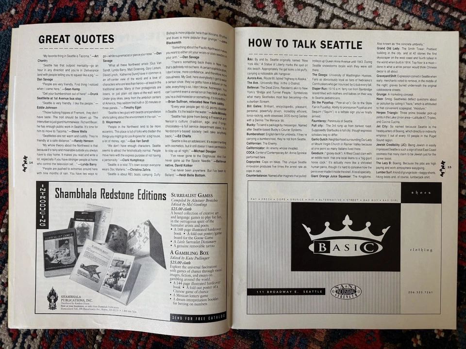 Monk Magazine - Kurt Cobain Interview - episode 14 "Seattle Sucks Geoducks" - Image 4 of 4