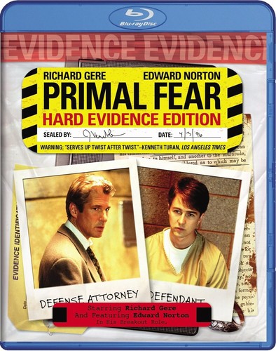 "PRIMAL FEAR" (Blu) Hard Evidence Edition, Richard Gere, Edward Norton
