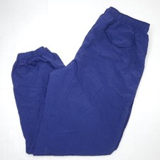 Vintage LL Bean Mens L USA MADE Windbreaker Nylon Track Jogger Pants Blue 90s