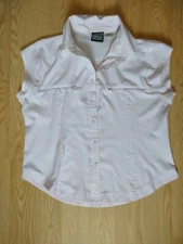 Vint Destination 10,000 ft above sea level Women's  Sleeveless Collard Shirt XL 