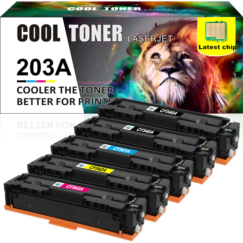 5 Toner FITS for 203A HP LaserJet Pro M254dw MFP M281fdw M254nw M280nw