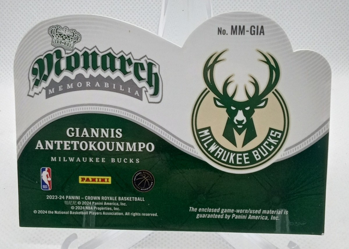 2023-24 Panini Crown Royale Basketball Giannis Antetokounmpo