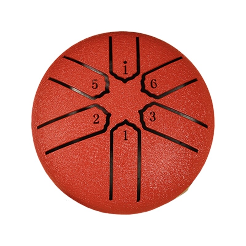Steel Tongue Drum with Drumstick 3Inch 6 Note Ethereal Drum Small