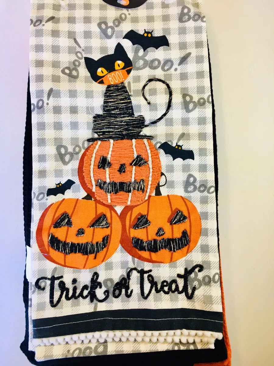 Halloween kitchen towels deals