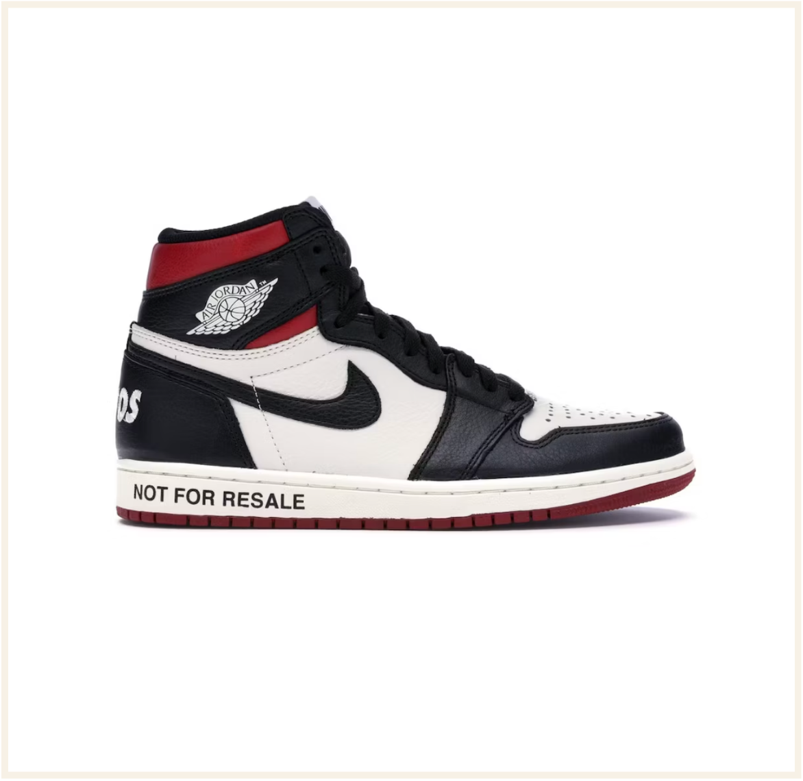 jordan 1s not for resale
