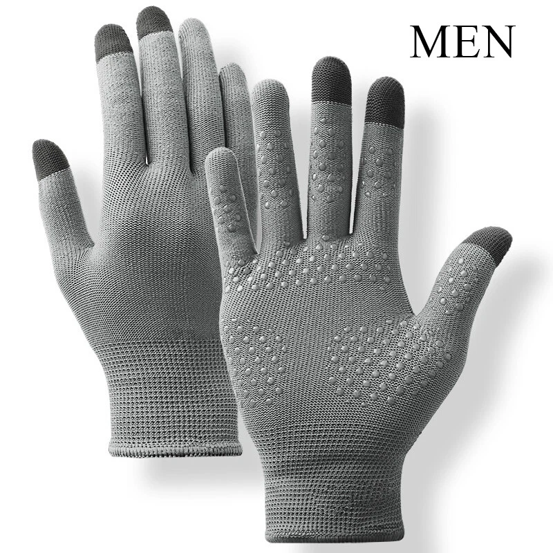 Luvas antiderrapantes unissex proteção solar UV luvas de tela sensível ao toque de condução Reino Unido - Imagem 2 de 4